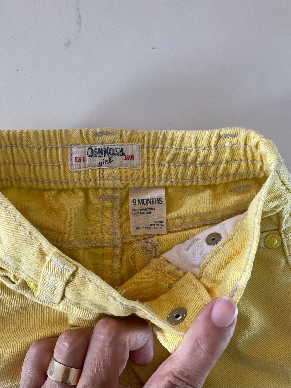 OshKosh B'gosh Sunny Yellow Toddler Pants